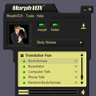 Translator Fun Voices - MorphVOX Add-on 1.0